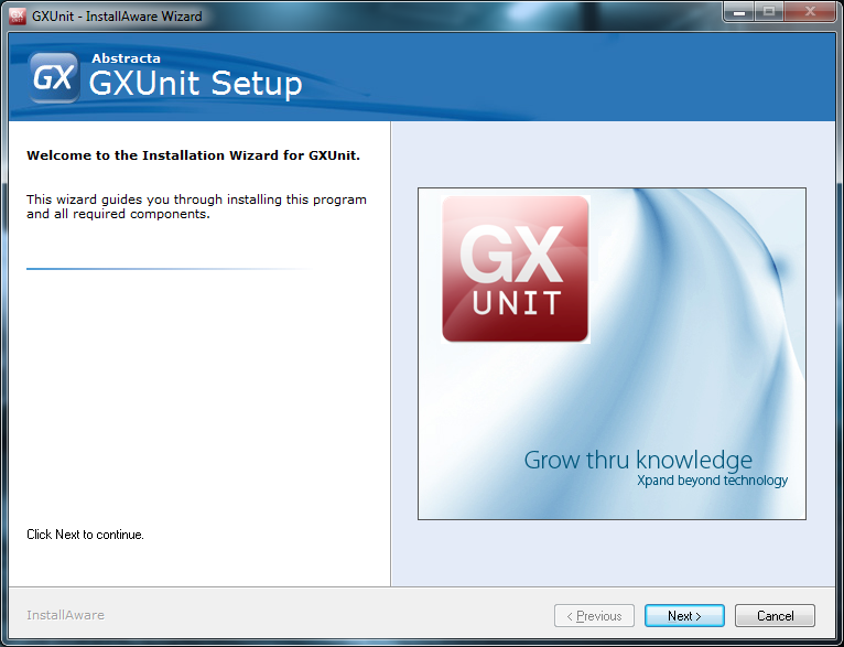 GXunit installation1.png